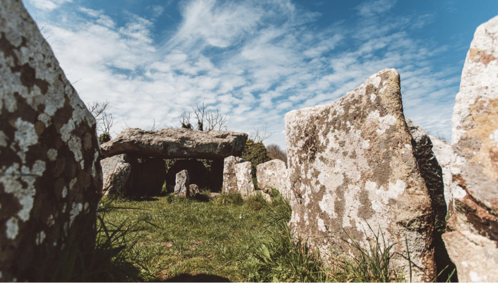 Neolithic dolmen in Jersey Channel Islands